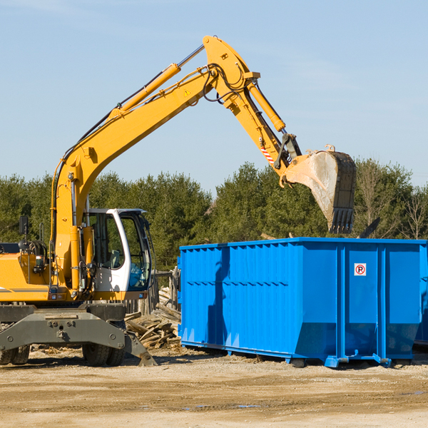 how does a residential dumpster rental service work in Saxon West Virginia